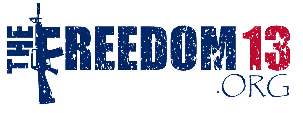 The Freedom 13 logo