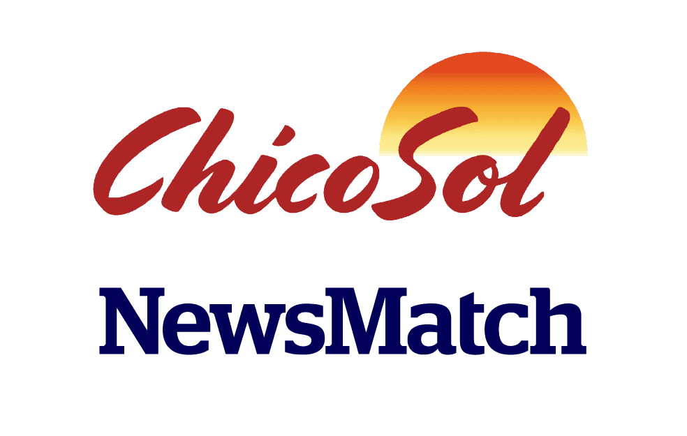 ChicoSol and NewsMatch logos