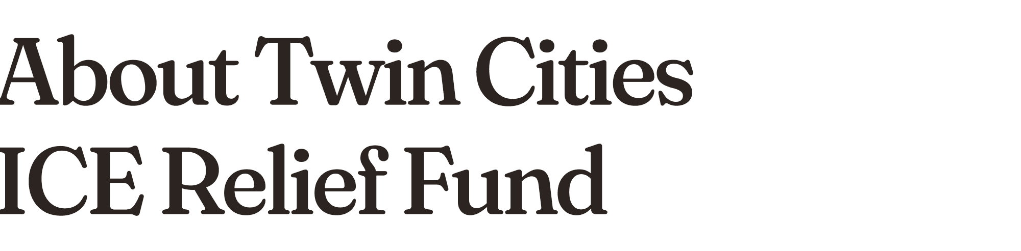 About Twin Cities ICE Relief Fund