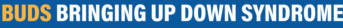 BUDS Bringing Up Down Syndrome logo
